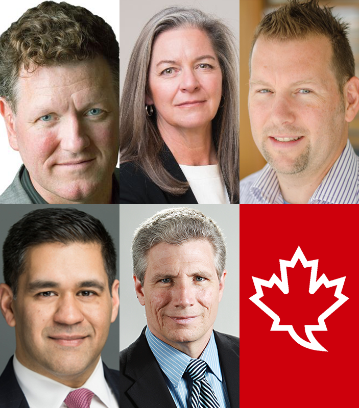 Craig Stewart (Insurance Bureau of Canada), Martha Hall Findlay (Suncor Energy Inc.), Ryan Riordan (Queen's University) and Carlyle Coutinho (Enwave), moderated by Shawn McCarthy (Sussex Strategy Group)